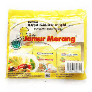 Cek Halal Cap Jamur Merang Bumbu Kaldu Rasa Ayam BPOM