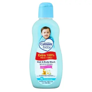Cek Halal Cussons Baby Hair & Body Wash Mild & Gentle BPOM