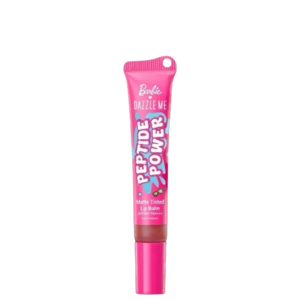 Cek Halal Dazzle Me X Barbie Peptide Power Matte Tinted Lip Balm SPF50+ PA++++ PN02 Pink Puff BPOM