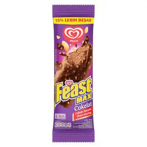 Cek Halal Feast Es Stik Mengandung Susu Rasa Cokelat dan Vanila BPOM