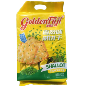 Cek Halal Golden Fuji Biskuit Rasa Bawang (Shallot Biscuit) BPOM