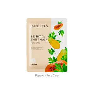 Cek Halal Implora Essential Sheet Mask Pore Care BPOM