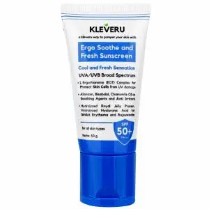 Cek Halal Kleveru Ergo Soothe and Fresh Sunscreen SPF 50+ PA+++ BPOM