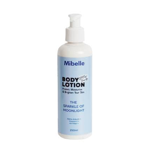 Cek Halal Mibelle Body Lotion SPF 50+ Tone Up The Sparkle of Moonlight BPOM