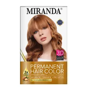 Cek Halal Miranda Hair Color MC-14 Golden Brown 8.34 BPOM