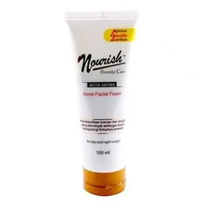 Cek Halal Nourish Skin Acne Facial Foam, Acne Series BPOM