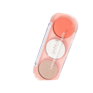 Cek Halal Saniye 3 Colors Face Powder Palette E0358 #3 BPOM