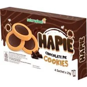 Cek Halal Satoria Biskuit Bentuk Pie dengan Krim Rasa Cokelat (Pie Biscuit with Chocolate Flavored Cream) BPOM