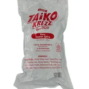 Cek Halal Taiko Krezz Makanan Ringan Ekstrudat Rasa Pedas Manis BPOM