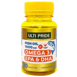 Cek Halal Ulti Pride Fish Oil 1000 MG BPOM