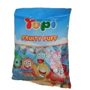 Cek Halal Yupi Kembang Gula Lunak Jeli Aneka Rasa (Stroberi, Anggur, Melon, Blackberry - Fruity Puff) BPOM