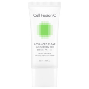 Cek Halal Cell Fusion C Advanced Clear Sunscreen 100 SPF50+ PA++++ BPOM