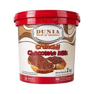Cek Halal Dunia Olesan Cokelat Dengan Crunchy Malt Rasa Susu (Crunchy Chocolate Milk) BPOM