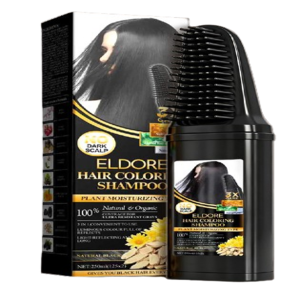 Cek Halal Eldore Hair Coloring Shampoo #Natural Black BPOM