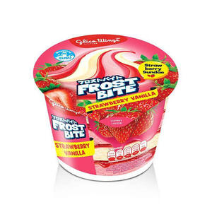 Cek Halal Frostbite Es Susu Rasa Vanilla dan Stroberi dengan Saus Stroberi BPOM