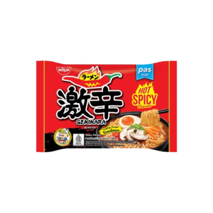 Cek Halal Gekikara Pas Mi Instan Rasa Pedas (Hot Spicy) BPOM
