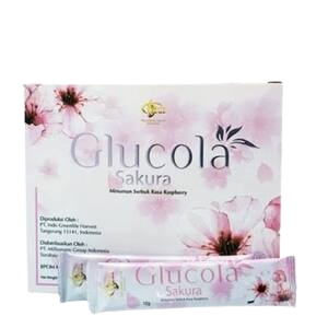 Cek Halal Glucola Sakura Minuman Serbuk Rasa Raspberry BPOM
