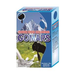 Cek Halal Gomars Minuman Mengandung Susu Kambing Bubuk BPOM