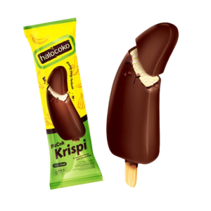 Cek Halal Halocoko Es Susu Rasa Pisang Lapis Cokelat Krispi (PisCok Krispi) BPOM
