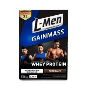 Cek Halal L-Men Pangan Tambahan Untuk Olahragawan Berbasis Protein Rasa Cokelat BPOM