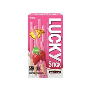 Cek Halal Lucky Stick Biskuit Bentuk Stik Dengan Krim Stroberi BPOM