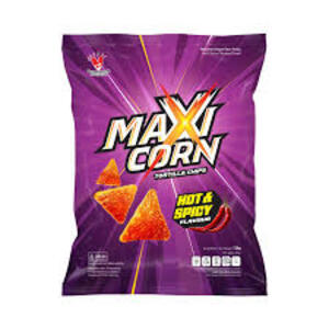 Cek Halal Maxicorn Makanan Ringan Rasa Pedas ( Hot and Spicy Flavoured Snack ) BPOM