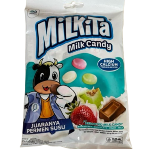 Cek Halal Milkita Permen Susu Aneka Rasa (Stroberi, Cokelat, Susu) BPOM