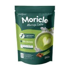 Cek Halal Moricle Minuman Serbuk Kelor Dengan Krimer (Moringa Latte) BPOM