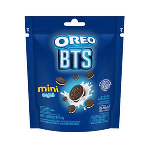 Cek Halal Oreo Minis Biskuit Sandwich Cokelat dengan Krim Rasa Cokelat BPOM