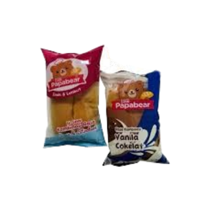 Cek Halal Papabear Roti Manis Rasa Kombinasi Vanila dan Cokelat BPOM