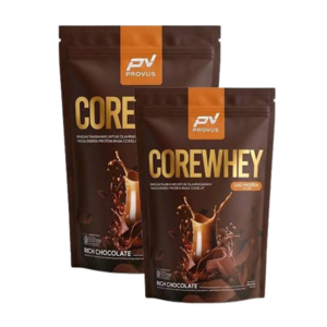Cek Halal Provus Corewhey Pangan Tambahan Untuk Olahragawan Tinggi Energi Protein Rasa Cokelat (Rich Chocolate) BPOM