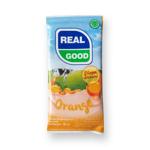Cek Halal Real Good Minuman Mengandung Susu Rasa Jeruk BPOM