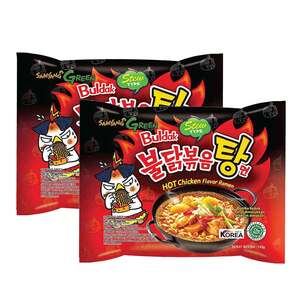 Cek Halal Samyang Green Mi Instan Kuah Rasa Ayam Pedas (Buldak Ramen Stew) BPOM
