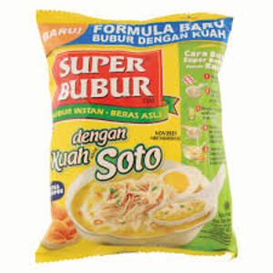 Cek Halal Super Bubur Tim Bubur Instan Rasa Soto Ayam BPOM
