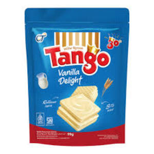 Cek Halal Tango Wafer Rasa Susu Vanila BPOM