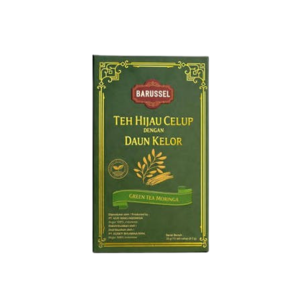 Cek Halal Tea-rus+ Teh Hijau Celup Dengan Daun Kelor BPOM