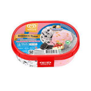 Cek Halal Walls Es Krim Rasa Cookies & Cream dengan Biskuit Cokelat dan Stroberi Cheesecake dengan Potongan Cheesecake (Cookies & Cream Strawberry Cheesecake) BPOM