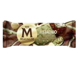 Cek Halal Walls Magnum Es Krim Rasa Pistachio Dilapisi Pistachio, Cokelat Dan Kacang Almond BPOM