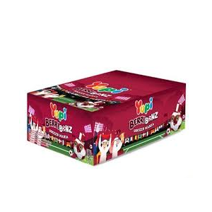 Cek Halal Yupi Soccer Bonz Kembang Gula Lunak Jeli Aneka Rasa (Frambozen, Lemon) BPOM
