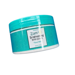 Cek Halal Zam2jk Brightening Body Scrub Goat Milk BPOM