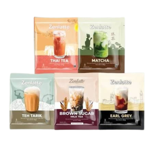 Cek Halal Zenlatte Minuman Serbuk Teh Oolong dengan Krimer Rasa Persik (Peach Flavour Oolong Milk Tea) BPOM
