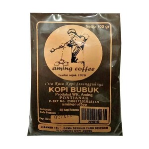 Cek Halal Aming Biji Kopi Sangrai BPOM