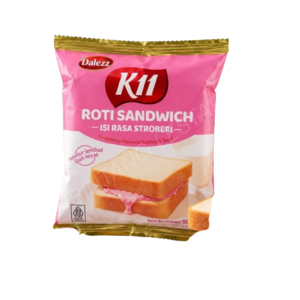 Cek Halal Dalezz K11 Roti Sandwich Isi Rasa Stroberi (Strawberry Flavored Sandwich Toast) BPOM