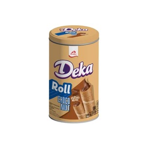 Cek Halal Deka Wafer Roll Rasa Cokelat Kacang (Choco Nut Flavour) BPOM