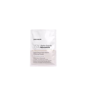 Cek Halal Dose Recipe 15% Alpha Arbutin Nanowhite Instant Premix Multi Vitamin Whitening Powder BPOM