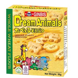 Cek Halal Ginbis Biskuit Rasa Pisang Dan Susu Bentuk Hewan (Dream Animals Banana Milk Flavoured Biscuits) BPOM
