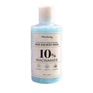Cek Halal Hermara Alurin Beauty Blue Boost Brightening Face & Body Wash BPOM