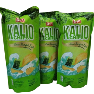 Cek Halal Kalio Chips Makanan Ringan Ekstrudat Rasa Rumput Laut BPOM