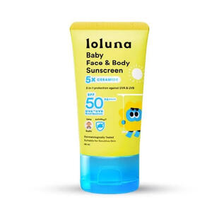 Cek Halal Loluna Baby Face & Body Sunscreen SPF 50 PA++++ BPOM