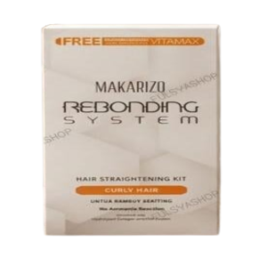 Cek Halal Makarizo Rebonding System Hair Straightening Kit Curly Hair BPOM